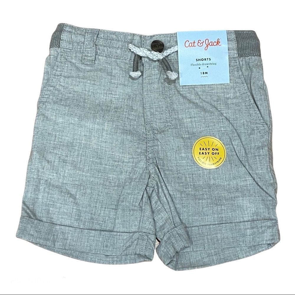 Cat & Jack Boys Drawstring Easy On Off Shorts